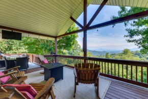 Pet-Friendly Waynesville Retreat with Hot Tub!